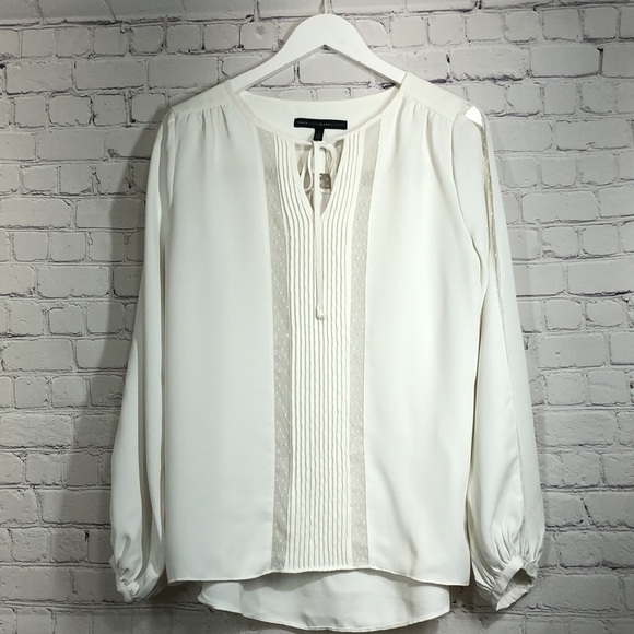 WHBM long sleeve and lace - Picture 1 of 10